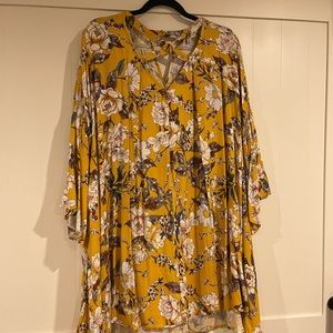 Floral Knee Length Dress